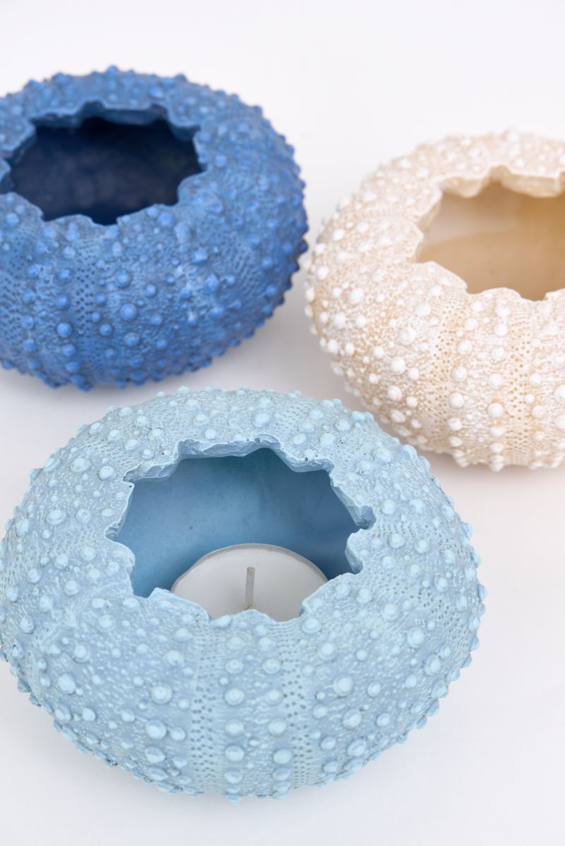 D8012 - Sea Urchin Bowls, Ceramic, D: 4.5" - H:2.2" SET/3